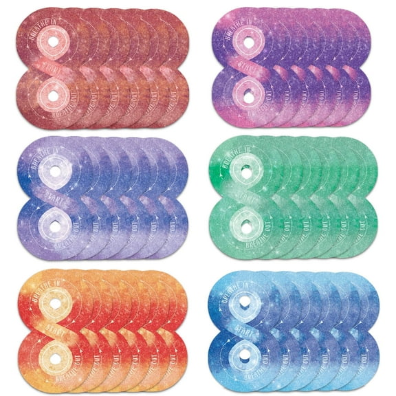 Neasyth 36 Pcs Anxiety Sensory Stickers Calm Strips, Adhesive Textured Fidget School Office Supplies