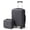 Dark Gray- 2 PCS, variant on Ktaxon Luggage Set 2 Piece Carry-on, PP Hard Shell Suitcase 14" 20" Luggage Sets Spinner Wheels, Green