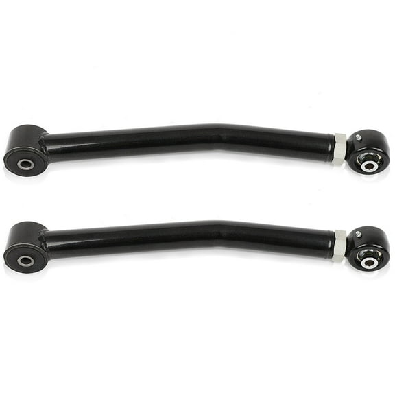 SCITOO Adjustable Front Lower Control Arms fit for Jeep Wrangler 2007-2018 for Improved Suspension Performance - Black Set of 2