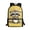 Raccoon Floral Design, variant on Uourmeti Fashion Backpack for Work Travel, 17 Inch Smooth Zipper School Backpack, Cartoon Dog Print