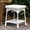 White, variant on Jeco Outdoor Wicker Patio Furniture End Table