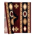 thumbnail image 5 of United Weavers Drachma Volos Southwestern Geometric Area Rug, Burgundy, 7'10" x 7'10", 5 of 6