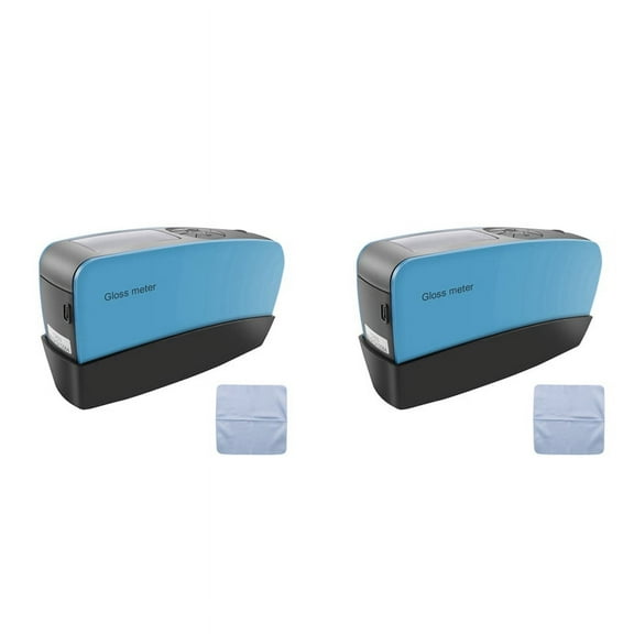 2X YG60S 60 Degree Economic Gloss Meter Glossmeter 0 to 200GU with Auto-Calibration for Paints Ink Ceramic Marble