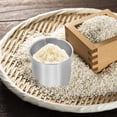 thumbnail image 2 of Taza medidora de arroz, soporte medidor de acero inoxidable con escala, taza medidora para olla arrocera, 2 of 8