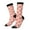 3 Black, variant on Smiling Pink Pumpkins Print Adult Socks for Men & Women,Calf Socks, Ankle Socks,Boots Socks,Breathable Casual Sock,Unisex Crew Socks