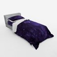 thumbnail image 2 of Ambesonne Galaxy Bedding Set 3 Pcs, Starway View, Twin, Black Navy Blue, 2 of 2