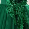 thumbnail image 4 of Elegant Princess Girl Dress Long Tulle Gown Flower Girls Evening Gown Dress, 4 of 5