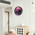 thumbnail image 6 of Voice Activated Clock with Glow Light 12 Inch Large Silent Wall Clock Battery Operated for Home Decor Pink Moon and Cherry Blossoms, 6 of 8