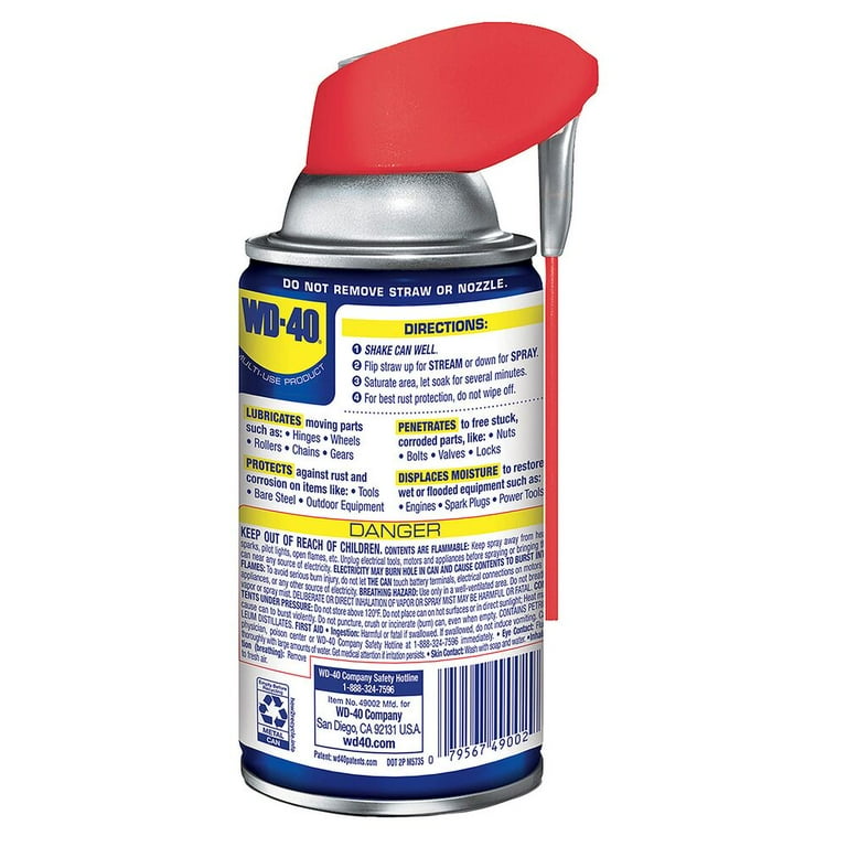 WD-40 Multi-Purpose Lubricant Spray, 8 oz., Sold as 6-count