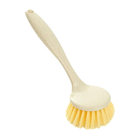 

Home Dish Scrubber Brushes Dishwashing Brush With Soft Long Handle Scrubbing Brushes With Suction Cup Multiple Use Cleaning Scrub Brush