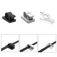 thumbnail image 2 of HEMLBOYW Pack Of 20 SelfAdhesive Cable Clips Holders Cord Organizers Adhesive Clamps For Easy Cable Management In Homes Office, 2 of 7