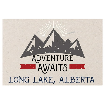 

Long Lake Alberta Souvenir 2x3 Inch Fridge Magnet Adventure Awaits Design