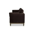 thumbnail image 4 of Maklaine Modern / Contemporary 84" Farmhouse Sofa Deep Brown, 4 of 17