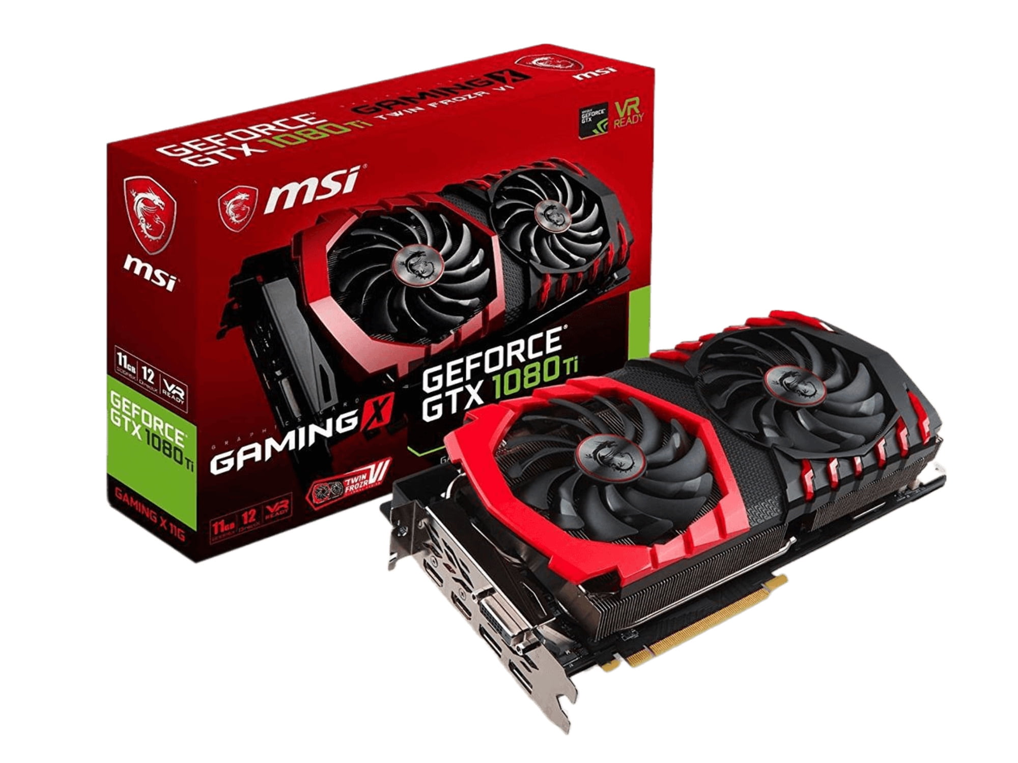 MSI GeFroce GTX 1080 Ti GAMING X 11GB GDRR5X DirectX 12 352-bit VR Ready Graphics Card