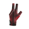 thumbnail image 1 of Guantes de billar Zulema antideslizantes para mano izquierda Negro y rojo, 1 of 8