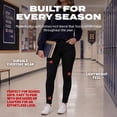 thumbnail image 5 of Access Junior's Uniform Skinny Pants (Black, 0) ASU017, 5 of 8