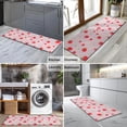 thumbnail image 2 of Strawberry Plants Fruit Daisy Pink Pattern Kitchen Rug Mat,Kitchen Runner Rugs Non Skid Washable,Decorative Kitchen Floor Mats for Kitchen,Sink,Laundry,17"X47", 2 of 5