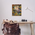thumbnail image 3 of Stupell Industries Keith Richards Collage People Drawing Brown Floater Framed Canvas Art Print Wall Art, 25 x 31, 3 of 10