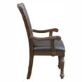 thumbnail image 2 of Lexicon Lordsburg Wood Dining Room Arm Chairs in Brown Cherry (Set of 2), 2 of 5