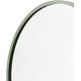 thumbnail image 3 of 18” x 18” Sage Green Rubber Framed Mirror | Round Bathroom Wall Mirror, 3 of 10