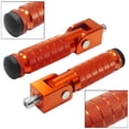 thumbnail image 2 of Reposapiés plegables de aluminio para motocicleta VUOZIP M8, color naranja, 2 of 7