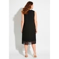 thumbnail image 2 of Avenue Women's Plus Size Sleeveless Mesh Dress, 2 of 2