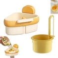 thumbnail image 5 of OIUR 2Pcs Sink Drain Strainer Basket with Drain Hole Hanging Sink Corner Colander Triangle Sink Food Catcher Basket Kitchen Tool, 5 of 7
