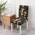 thumbnail image 7 of Chair Covers for Dining Room Set Of 4 Spandex Super Fit Stretch Removable Washable Kitchen Chair Slipcovers for Home Party Hotel Wedding Ceremony, Universal Size (mushroom), 7 of 7