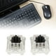 thumbnail image 4 of Interruptores De Teclado, Eje Negro Contactos De Aleación De Oro Eje De Teclado 50 Millones De Veces Para Teclado Cergrey Mechanical Keyboard Switches, 4 of 8