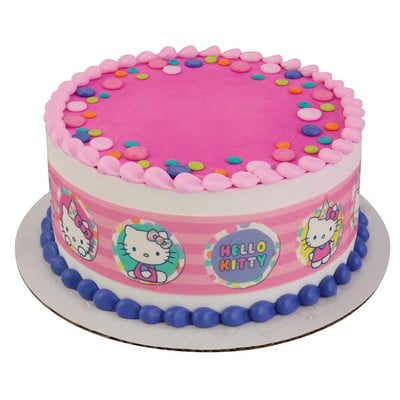 Hello Kitty Edible Cake Border Decoration Walmart Com