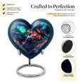 thumbnail image 3 of Cardinal Bird Heart Urn, Small Urns For Human Ashes, Heart Urns For Women, Mini Urns For Ashes, Ash Holders For Human Ashes, Burial Urns For Adult Human Ashes, Miniature Urn 3 Inch, 2PCS, 3 of 5