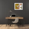 thumbnail image 3 of Goddess, Jami 18x15 White Modern Wood Framed Museum Art Print Titled - Rainbow Hair, 3 of 4