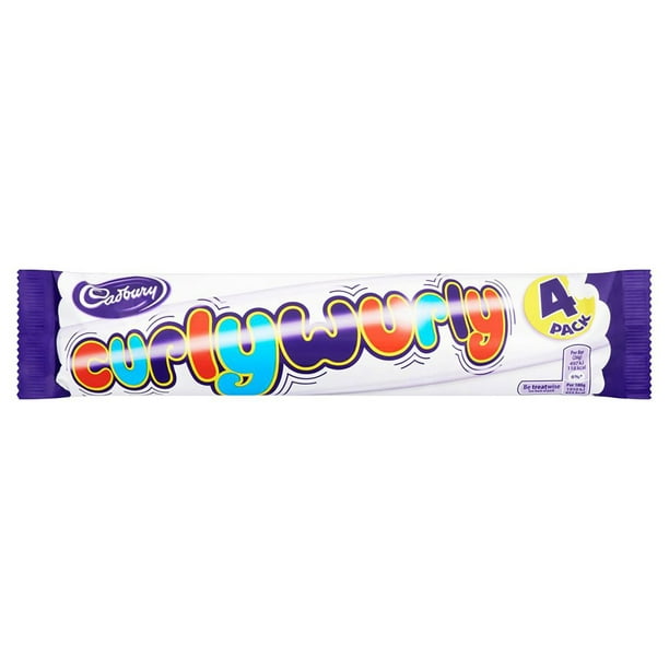 Cadbury Curly Wurly - centre de caramel sinueux recouvert de chocolat au lait Cadbury's. 26 g
