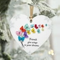 thumbnail image 2 of PLPPYFS Heart-Shaped Sea Glass Friendship Decor, Acrylic Friendship Heart Keepsake, Friendship Heart Ornament for Christmas Tree Hanging Ornaments, Sea Glass Art for Best Friends, for Home Garden, 2 of 6