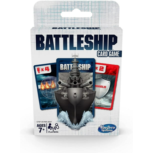 Hasbro Gaming Battleship Juego de cartas para niños de 7 años en adelante, 2 jugadores Jue Hasbro Gaming Hasbro Gaming
