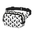 thumbnail image 2 of Balery Black Rabbit Mochila Cinturón para Mujeres y Hombres, Bolsa de Cintura Impermeable de Doble Capa con Correa, 2 of 9