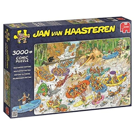 Jumbo Jan Van Haasteren Wild Water Rafting Jigsaw Puzzle (3000 Piece)