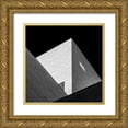 thumbnail image 1 of Ghesquiere, Hilde 26x26 Gold Ornate Wood Framed with Double Matting Museum Art Print Titled - Triangles, 1 of 4