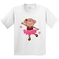 thumbnail image 3 of Inktastic Ballerina Dance Monkey Youth T-Shirt, 3 of 5