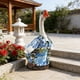 thumbnail image 4 of Estatua de poliéster con disfraces de gansos para porche, camisa blanca decorada con gansos, estatua de gansos para jardín, patio, césped, decoración del hogar, decoración de otoño, decoración de habi, 4 of 6