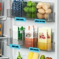 thumbnail image 6 of YIKA Tupperware Container Transparent Refrigerator Side Door Fresh Keeping Box Vegetable And Fruit Food Classification Storage Box Large Capacity Refrigerator Storage Box Kitchen Storage Transparent, 6 of 6