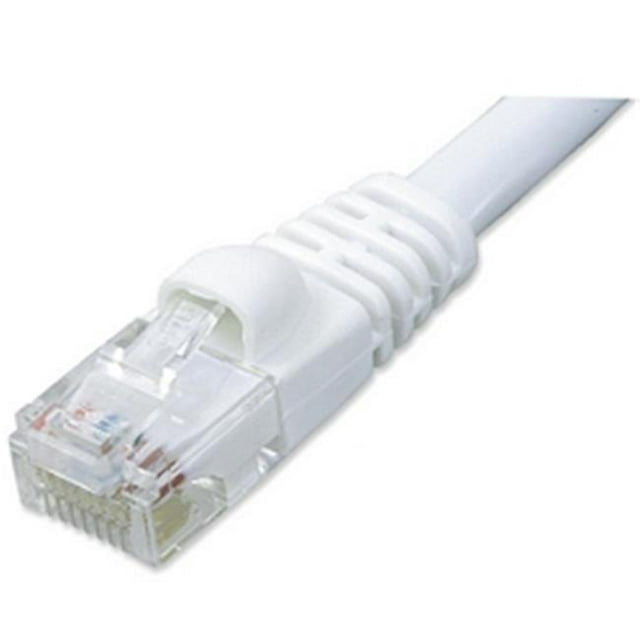 CAT5e Enhanced Patch Cable, with Boot 10ft, White