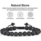 thumbnail image 3 of SZTXJ Tiger's Eye Bracelet for Men - 8mm Tiger's Eye Lava Stone Bracelet for Men, Adjustable Tiger's Eye Stress Relief Bracelet, Aromatherapy Essentia, 3 of 5