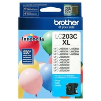 Brother LC203C Innobella High-Yield Ink, Cyan