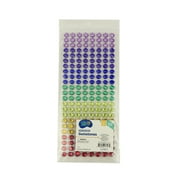 Hello Hobby Multicolor Adhesive Round Gemstones, 552 Piece Scrapbooking Embellishments No Stone