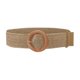 thumbnail image 4 of Cinturón de poliéster para mujer, elegante, ajustable, de color sólido, con frenillo bilateral, 4 of 4