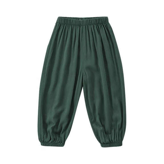 REDARER Toddler Boys & Girls' Harem Pants, Soft Lightweight Elastic Waist Summer Air Conditioning Pants,18-24 Months