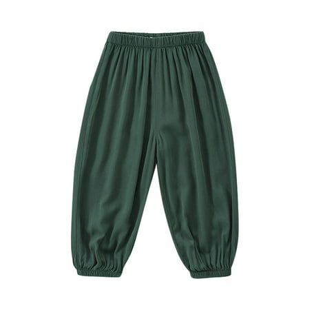 

Fdrone Teenage Boys Little Child Baby Pants Long Pants Soft Harem Pants for Boys Girls Boys Summer Bloomers Girls Air Conditioning Pants Soft and Comfortable Children s Pants