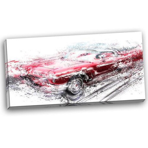 Design Art Red Low Rider Convertible, 32" x 16"