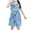 Blue, variant on Utoimkio Girls Dress Kid Floral Sleeveless Sundress Summer Toddler Girl Clothes Sleeveless Dresses for Girls 3-15 Years